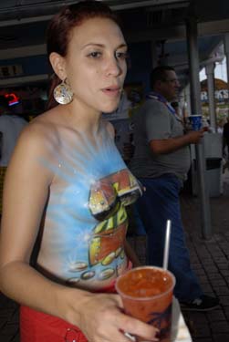 Body Painting 2008 photo - Duval Street, Key West